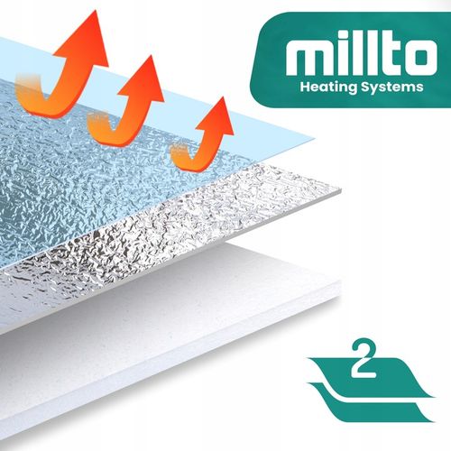 Ekran Zagrzejnikowy Mata Aluminiowa 5m Pianka Izolacyjna Odbijająca Ciep GO na Arena.pl