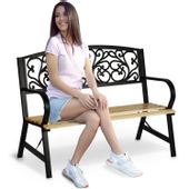 Ławka ogrodowa z oparciem 122 x 88,5 x 55,5 cm Sofotel Ivy