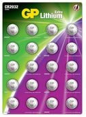 20x Bateria litowa GP EXTRA CR2032 guzikowa 3V