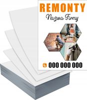 Ulotki A5 1000szt reklamowe firmowe duży wybór wzorów REMONTY TWOJA NAZWA