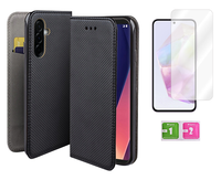 Etui z klapką do SAMSUNG GALAXY A36 5G smart magnet case + szkło na ekran