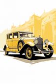 Plakat 68x101cm Klasyka Motoryzacji