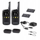 Krótkofalówki 2 sztuki WALKIE TALKIE 16 kanałów PMR odporna IP54 Motorola