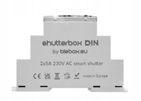 BleBox ShutterBox DIN STEROWNIK ROLET 230V WiFi APLIKACJA NA iOS Android