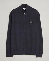 Kardigan Lacoste Cotton Knitted Full Zip Navy Blue 5(L)