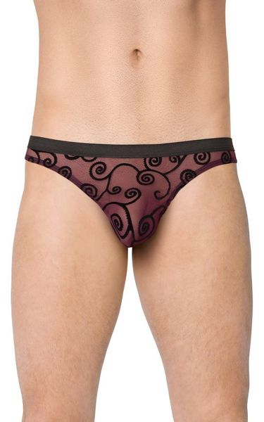 Różowe Prześwitujące Stringi Męskie SoftLine 4522 M zdjęcie 1