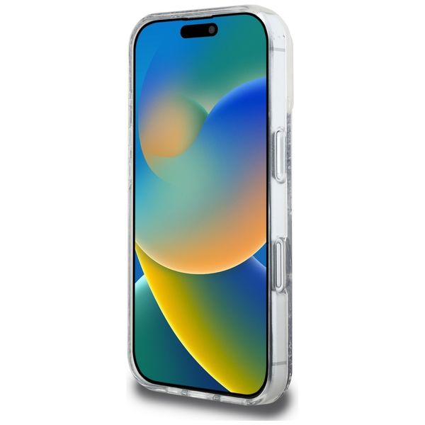 Etui Guess do iPhone 16, Srebrny, MagSafe zdjęcie 5