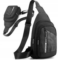 PLECAK MĘSKI DO PRACY NA JEDNO RAMIE MIEJSKI MŁODZIEŻOWY SASZETKA NERKA