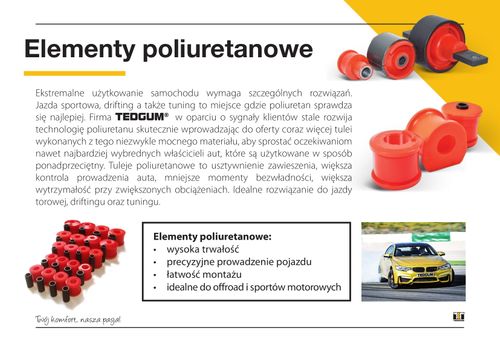 POLIURETAN TULEJA AMORTYZATORA TYLNEGO CLASS-E na Arena.pl
