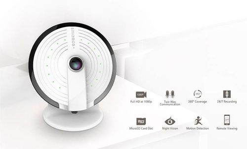 Smanos UFO - Panoramiczna kamera HD WiFi (iOS & Android) na Arena.pl