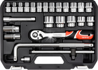 ZESTAW KLUCZY KLUCZE NASADOWE 1/2 YATO YT-38741 25 el