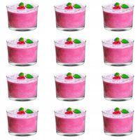 Mała szklana salaterka na owoce miseczka do sosów dipów 150ml 8cm 12szt