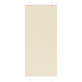 Roleta plisowana kremowa 95x200 cm Szerokość tkaniny 94,4 cm
