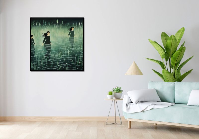 Plakat 90x90cm Pośród Ciszy zdjęcie 4