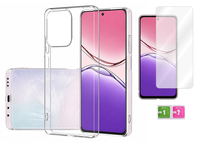 Etui silikonowe do OPPO A5 PRO 5G case obudowa plecki 2mm + szkło na ekran