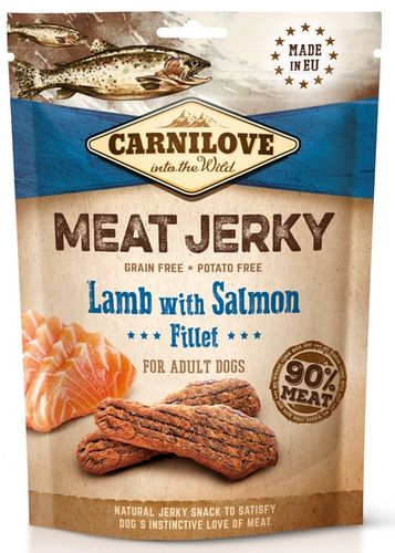 Carnilove Dog Jerky Lamb & Salmon Fillet jagnięcina filet z łososia 100g na Arena.pl
