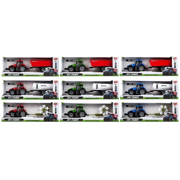 Traktor z akcesoriami 43cm Moje Ranczo MEGA CREATIVE zdjęcie 1