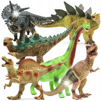 ZESTAW DUŻE DINOZAURY DINOZAUR T-REX FIGURKI DINO 6 SZT ZABAWKA DLA DZIECI