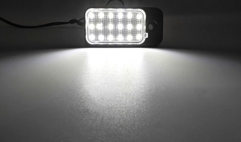 Jeep Grand Cheorokee lampki tablicy rejestracyjnej LED 2 szt zdjęcie 4