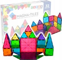 MAGNA-TILES KLOCKI MAGNETYCZNE CLASSIC STARTER Magnesy Konstrukcyjne 32szt