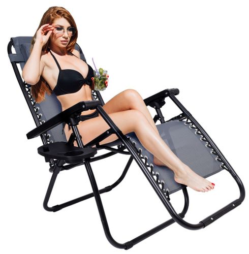 Leżak ogrodowy Orion Zero Gravity szary na Arena.pl