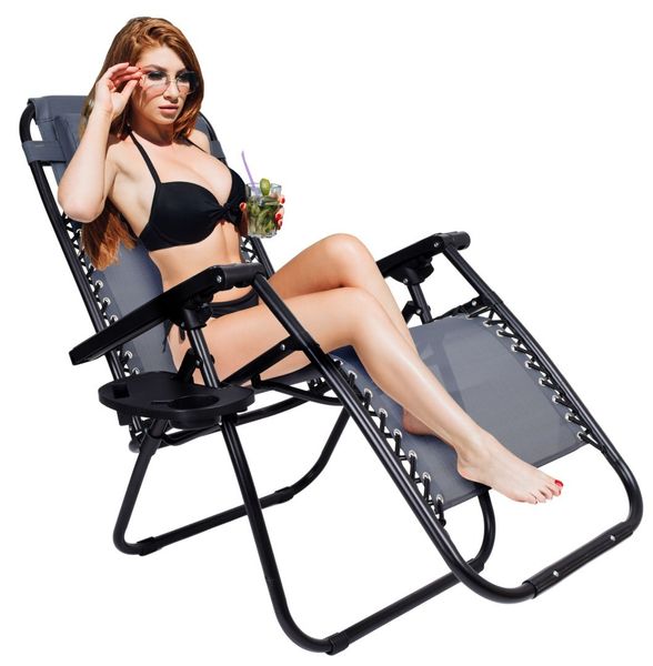 Leżak ogrodowy Orion Zero Gravity szary zdjęcie 8