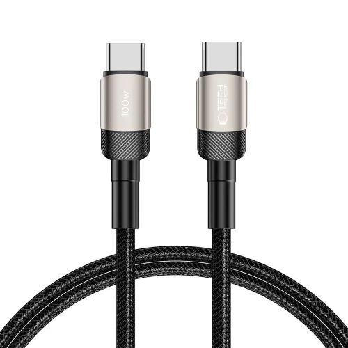 Kabel Tech-Protect UltraBoost Evo USB-C / USB-C PD 100W 5A 1m - tytanowy na Arena.pl