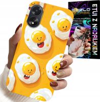 ETUI DO OPPO A38 4G - SŁODKIE UŚMIECHNIĘTE JAJKA CASE + FOLIA