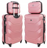 ZESTAW 2w1 WALIZKA PODRÓŻNA NA KÓŁKACH DUŻA XXL KUFEREK KOSMETYCZKA 950