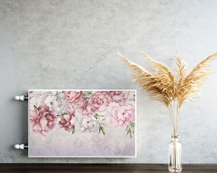Mata MAGNETYCZNA Grzejnika PIWONIE Kwiaty Natura 80cm x 60cm zdjęcie 5
