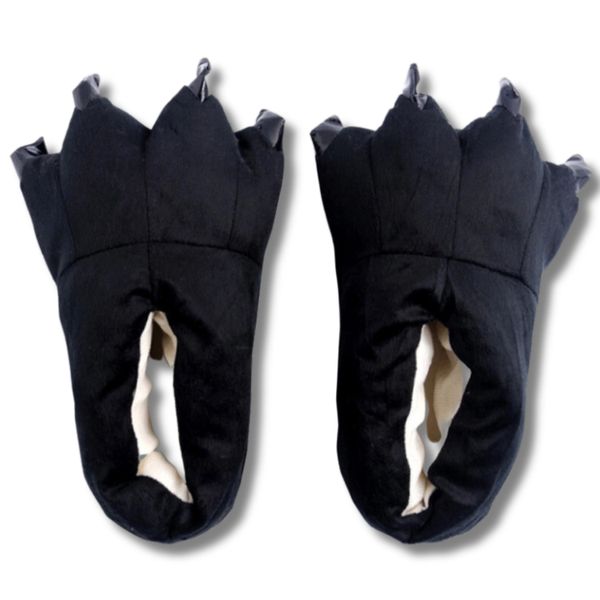 KAPCIE PLUSZOWE CZARNE zdjęcie 1