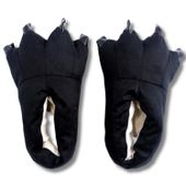 KAPCIE PLUSZOWE CZARNE