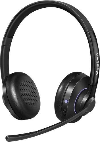 Weatwo Słuchawki Bluetooth z Podwójnym Mikrofonem CVC8.0 do Telefonów i PC na Arena.pl