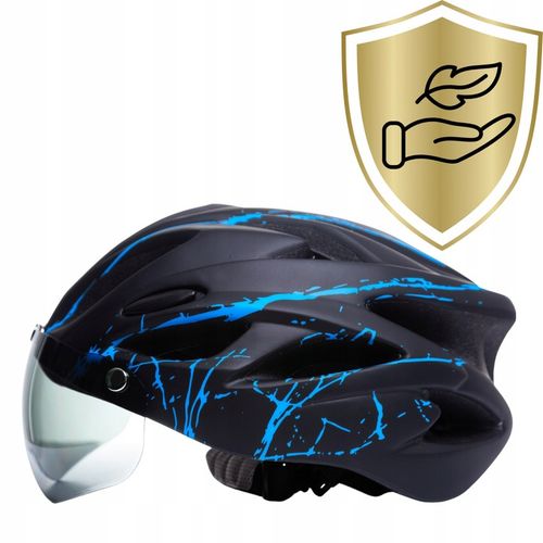 KASK ROWEROWY męski damski LEKKI REGULOWANY 54-62 cm z okularami 2 RODZAJE na Arena.pl