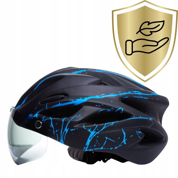 KASK ROWEROWY męski damski LEKKI REGULOWANY 54-62 cm z okularami 2 RODZAJE zdjęcie 10