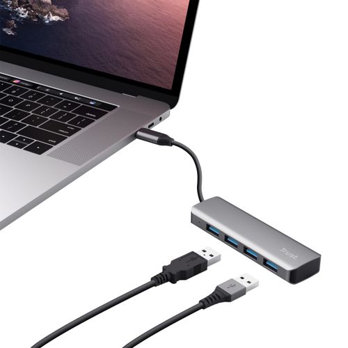 Hub Adapter USB-C 4x USB-A 3.2 PC Laptop MacBook na Arena.pl
