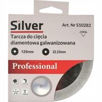 Tarcza diamentowa galwanizowana 125 mm 22,23 mm SilverTools