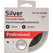 Tarcza diamentowa galwanizowana 125 mm 22,23 mm SilverTools