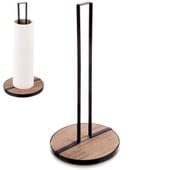 Stojak na ręcznik papierowy metalowy czarny LINE 32,5 cm