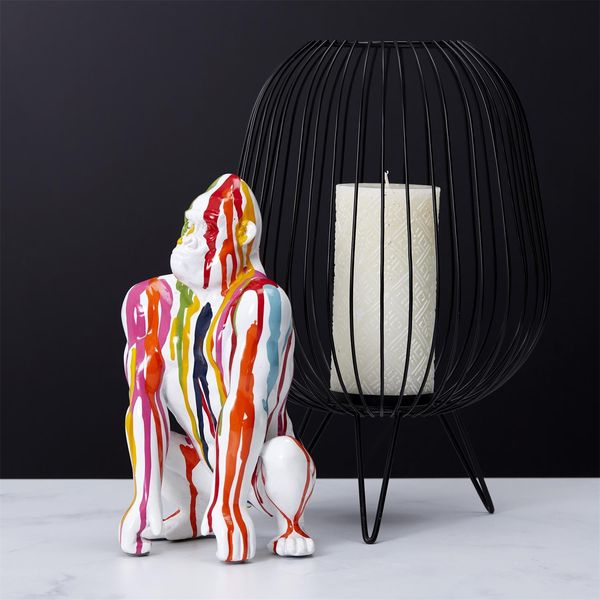 Dekoracja Goryl kolorowa zdjęcie 4