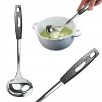 ŁYŻKA WAZOWA CHOCHLA KUCHENNA STAL NIERDZEWNA NABIERKA DO NALEWANIA ZUPY