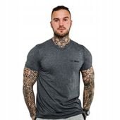 KOSZULKA SPORTOWA MĘSKA TRENINGOWA FITNESS T-SHIRT BASIC GymBeam L