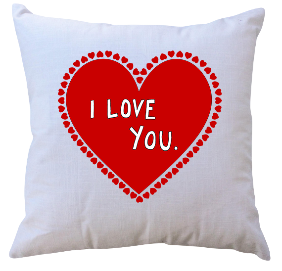 Poduszka I love you zdjęcie 1