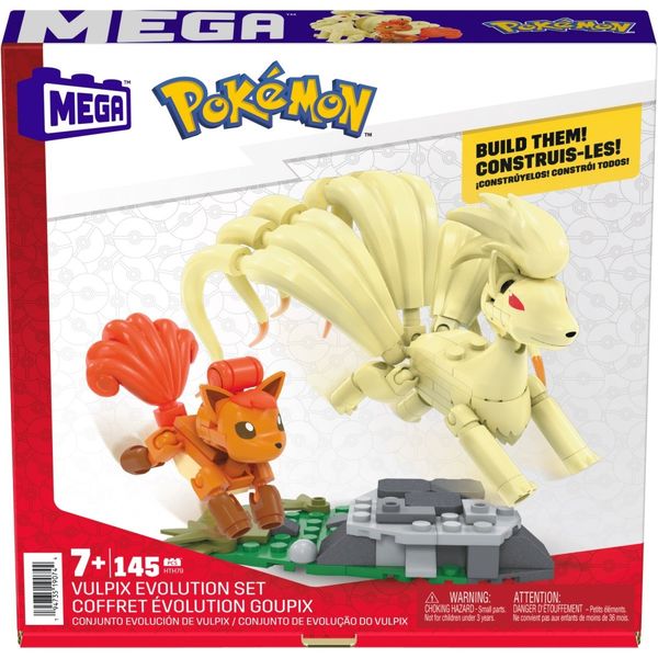 MEGA CONSTRUX KLOCKI 145 el POKEMON VULPIX EWOLUCJA zdjęcie 1