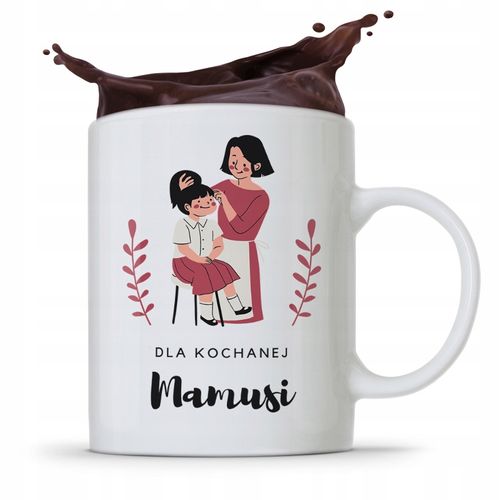 Kubek Prezent Urodzinowy Dla Kochanej Mamusi Z Nadrukiem Ze Zdjęciem na Arena.pl