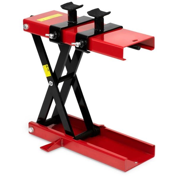 Podnośnik motocyklowy MP1 czarno-czerwony zdjęcie 3