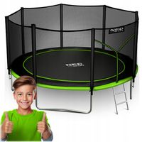 TRAMPOLINA OGRODOWA 374cm 12ft NEOSPORT model 2025