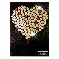 Plakat Zdrapka Przeżyć bez ramy 58 x 80 cm