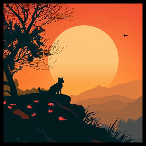 Plakat 40x40cm Kocie Wzgórze na Arena.pl