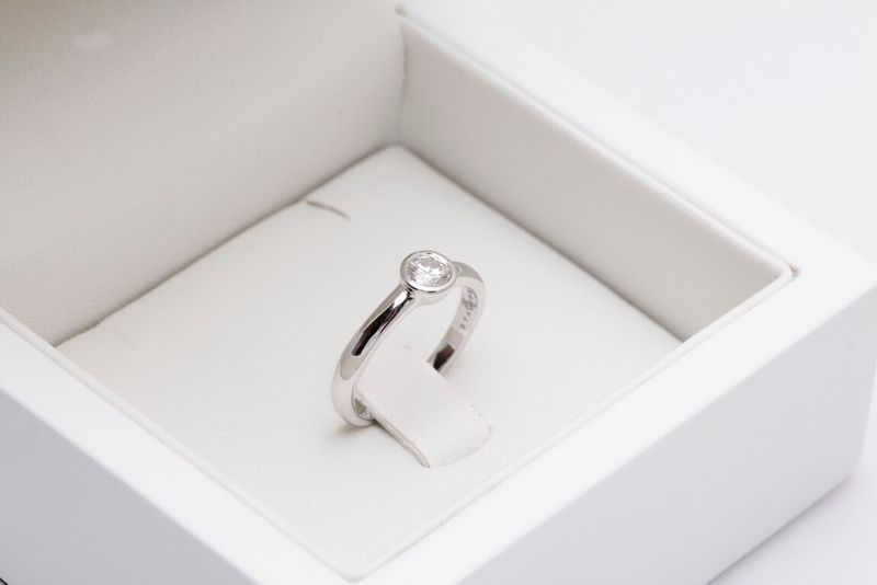 Emaga Złoty pierścionek PBD3893 - Diament zdjęcie 8